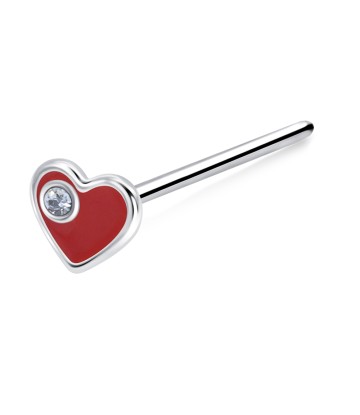 Silver Curved Nose Stud NSKA-1368